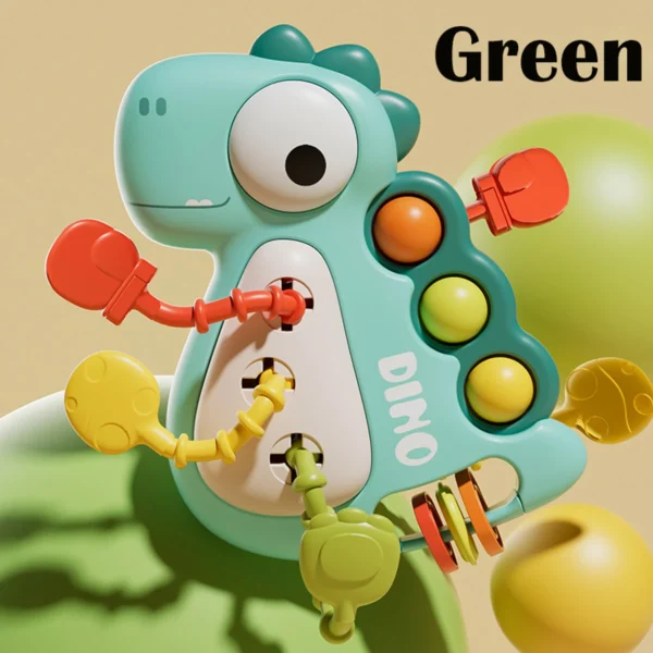 Montessori Toys for Baby,Dinosaur Pull String Toy For Infant,Sensory Teething Toys, Gifts For Toddlers Boys And Girls