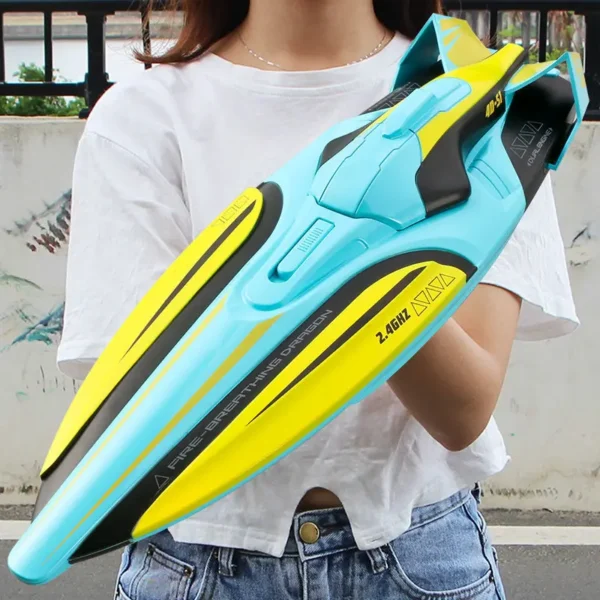 2025 Hot 35 KM/H RC High Speed Racing Boat Speedboat Remote Control Ship Water Game Kids Toys Children Gift remote control boat